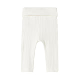Hvide pointelle bukser til baby