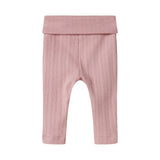 Rosa pointelle bukser til baby