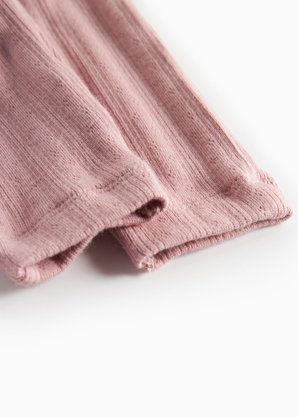 Rosa pointelle bukser til baby