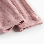 Rosa pointelle bukser til baby