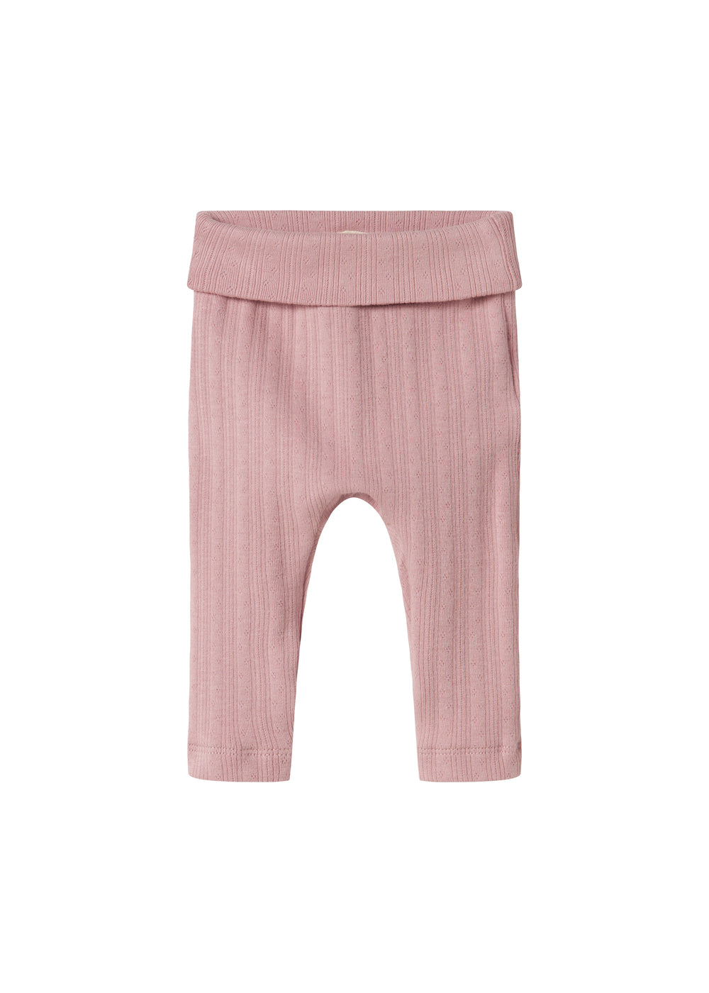 Rosa pointelle bukser til baby