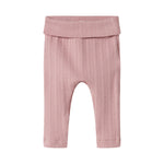 Rosa pointelle bukser til baby