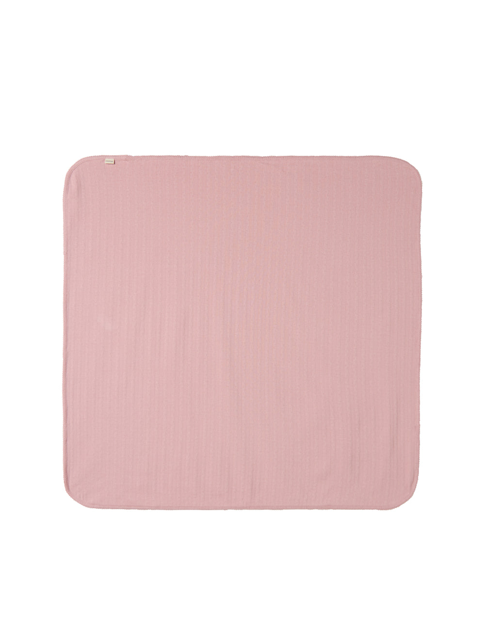 Rosa pointelle babytæppe