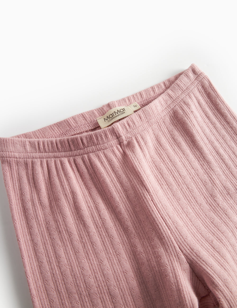 Rosa pointelle nattøjbukser