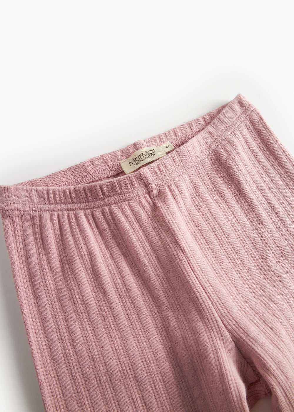 Rosa pointelle nattøjbukser