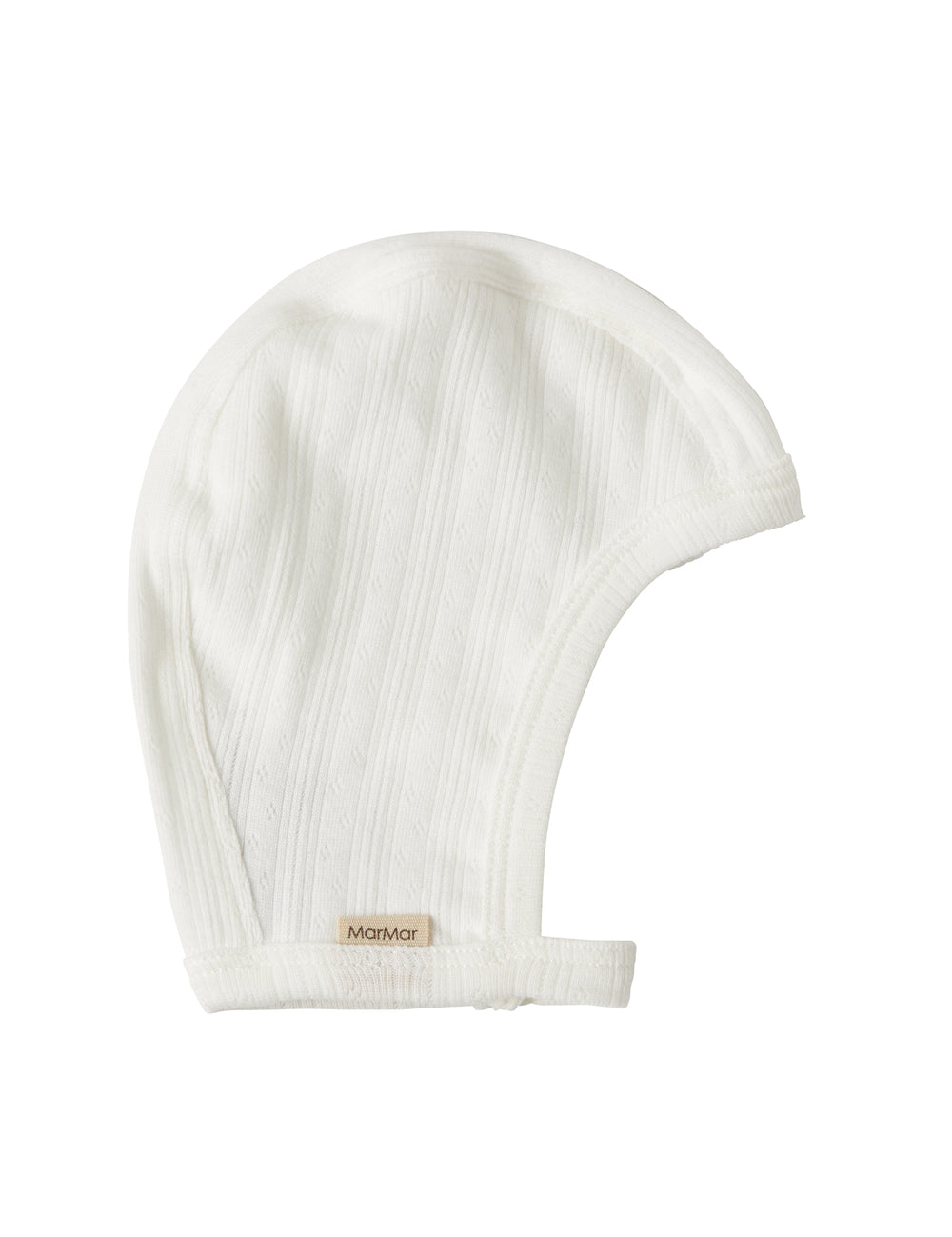 Rosa pointelle hatt til baby