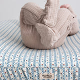 Changing Cushion Cover, Puslepude betræk - Floral Stripe