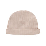 Beige pointelle hue til baby