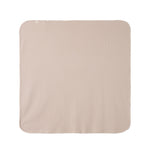 Beige pointelle babytæppe