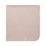 Beige pointelle babytæppe