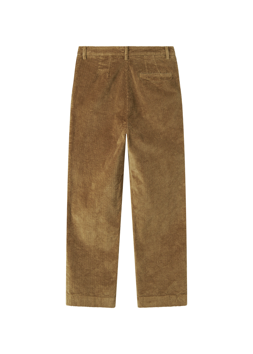 Brune fløjlsbukser med lige ben til kvinder