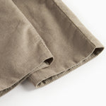 Beige babyfløjl­sbukser med elastisk talje til børn