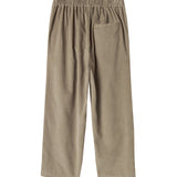 Beige bukser i babyfløjl med brede ben til børn