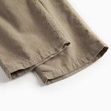 Beige bukser i babyfløjl med brede ben til børn