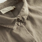 Beige skjorte med lange ærmer til kvinder