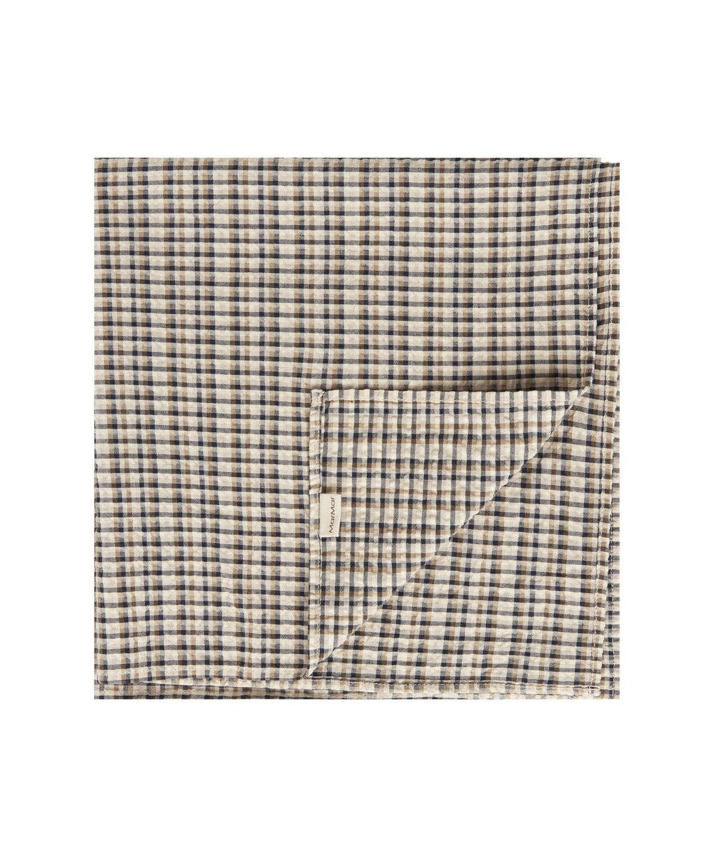 Brun ternet tørklæde til børn