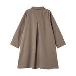 Enkel kaki chino frakke til kvinder