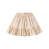 nederdel med blomstermønster og elastik i taljen