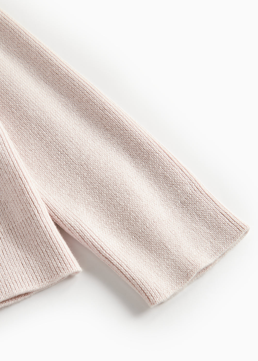 Offwhite cardigan til børn med krave og knaplukning foran