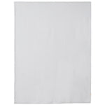 Grå strikket babytæppe