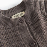 Taki, Knit Cardigan - Dusty Brown Mel.