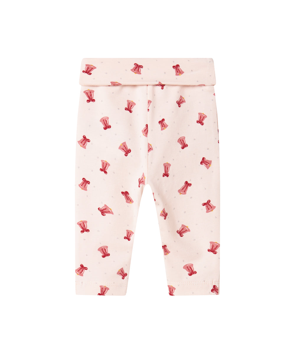 Babybukser med juleklokke mønster