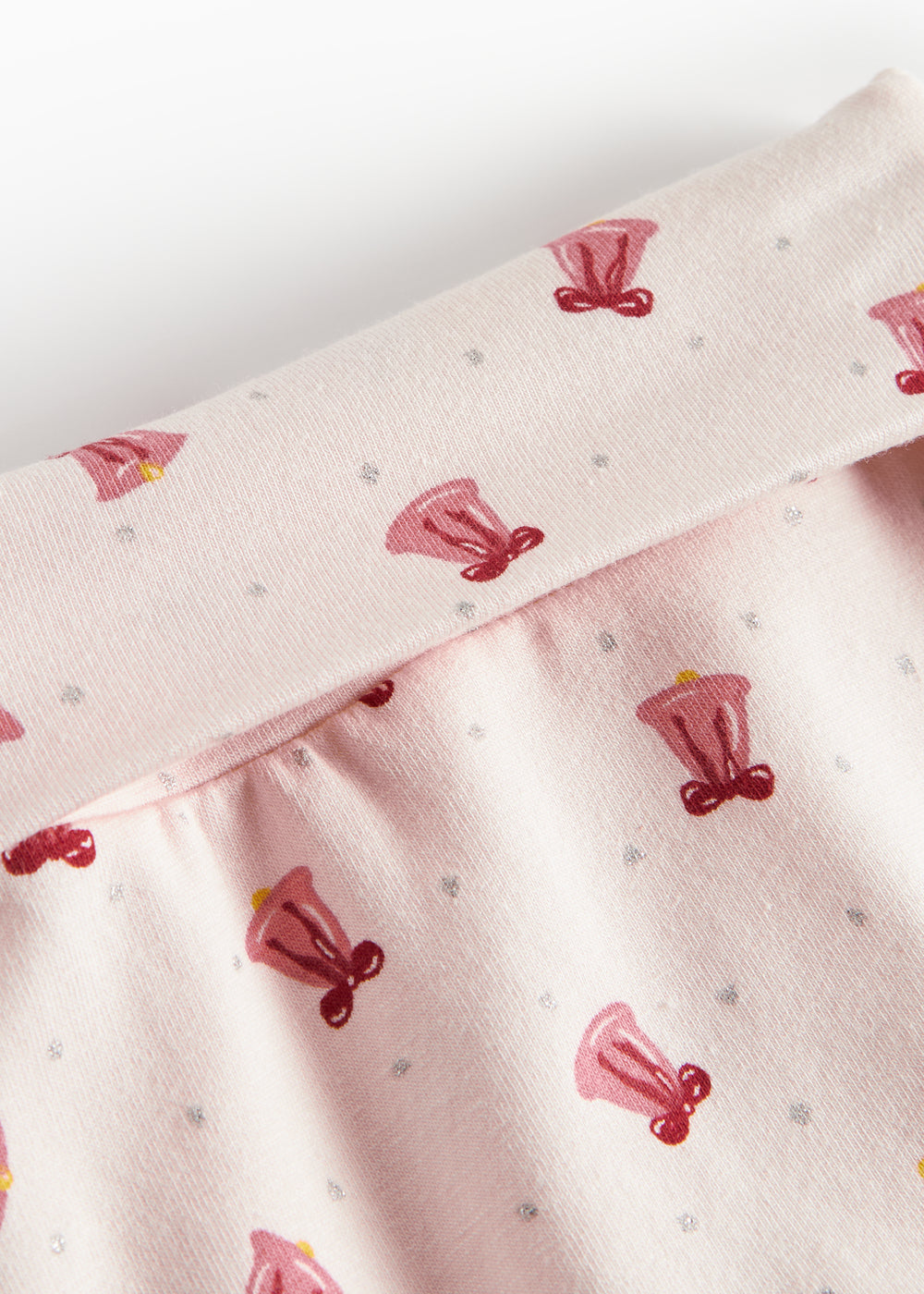 Babybukser med juleklokke mønster