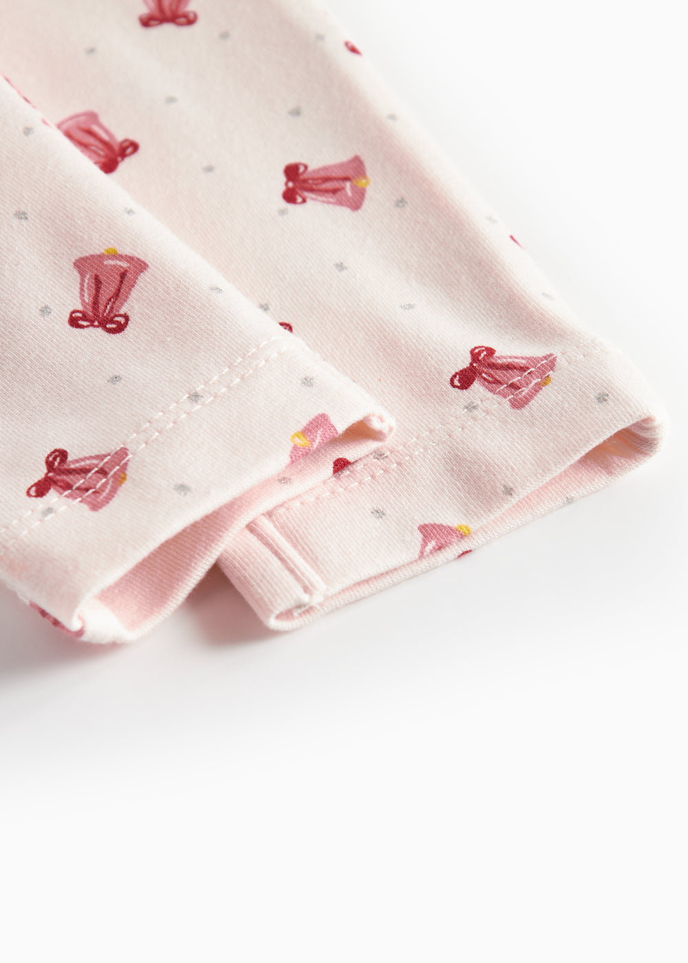 Babybukser med juleklokke mønster