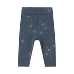 Mørkeblå babybukser med stjerneprint