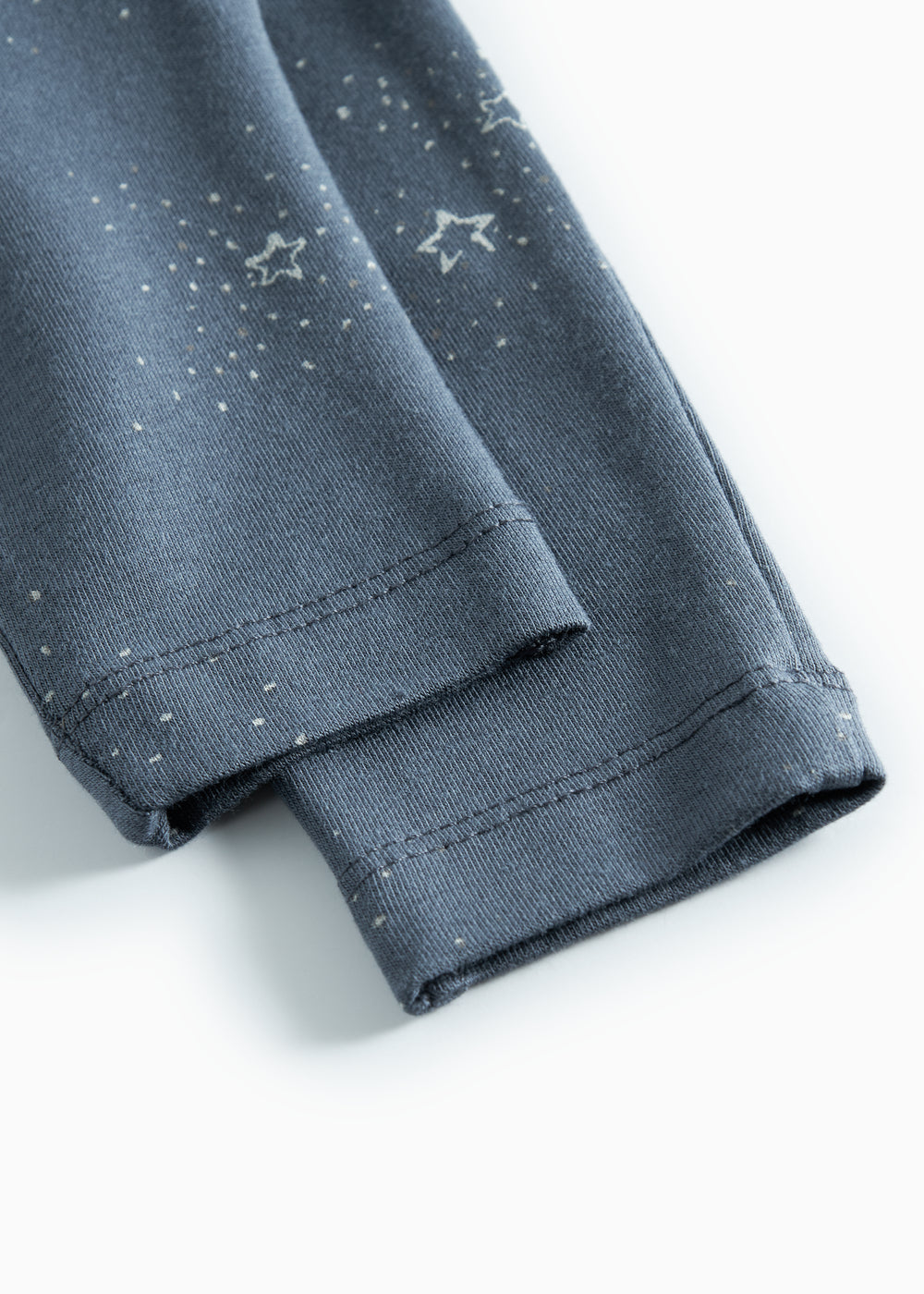 Mørkeblå babybukser med stjerneprint