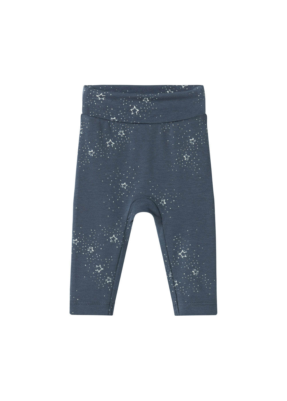 Mørkeblå babybukser med stjerneprint