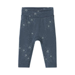 Mørkeblå babybukser med stjerneprint