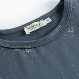 Mørkeblåt pyjamastrøje med stjerneprint til børn