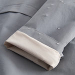 Grå overgangsjakke med hætte og lommer til børn