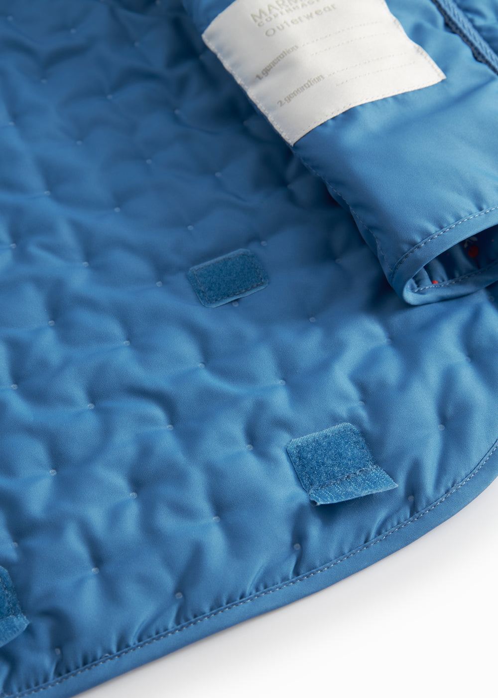 Blå termo jakke børn