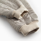 Brun stribede termobukser til baby