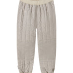 Brun stribede termobukser til baby