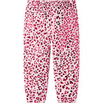 Lyserøde termobukser med leopardprint til barn