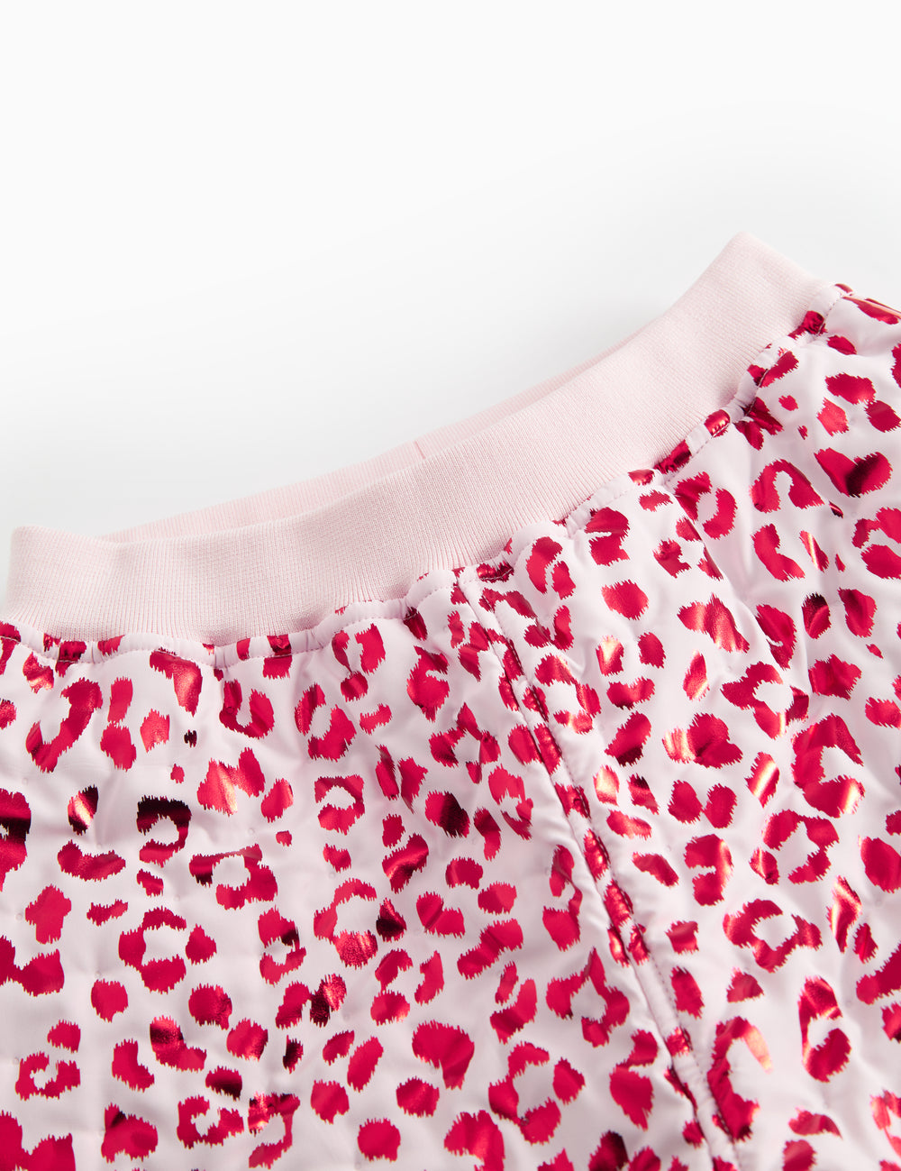 Lyserøde termobukser med leopardprint til barn