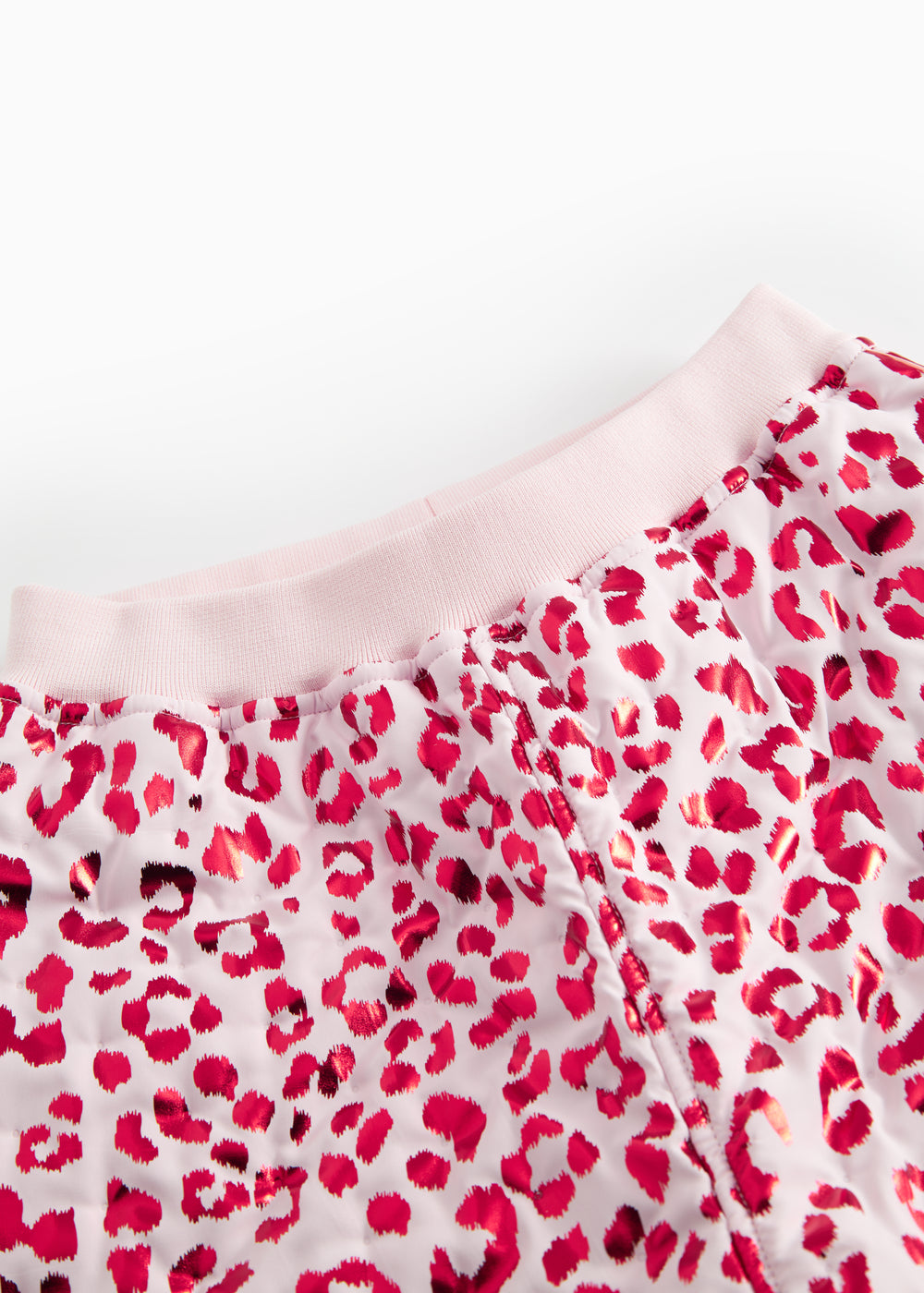 Lyserøde termobukser med leopardprint til barn