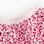 Lyserøde termobukser med leopardprint til barn