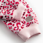 Lyserøde termobukser med leopardprint til barn