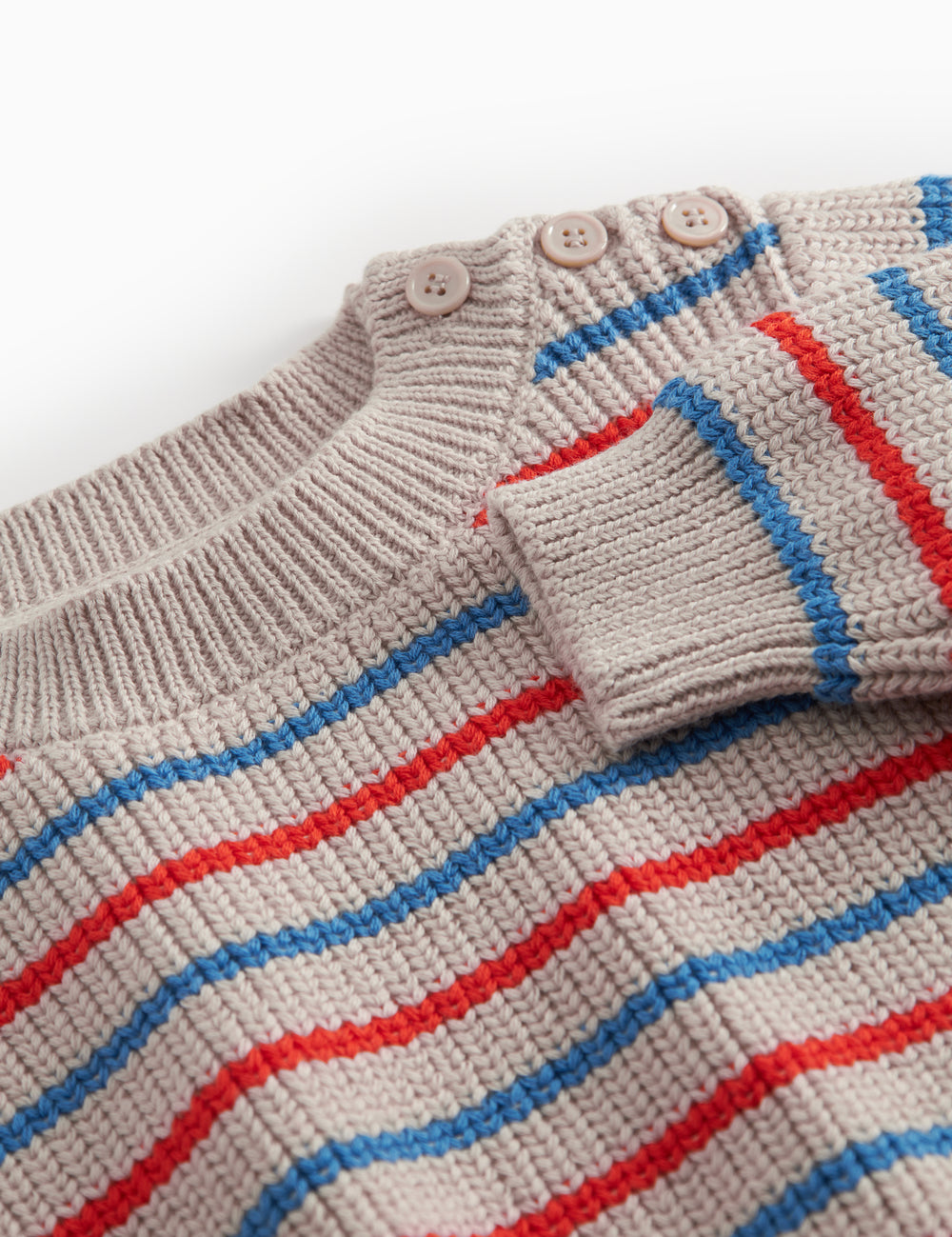 Stribet striktrøje til baby