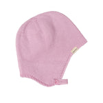 Ribbet lyserød hue til baby