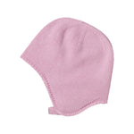 Ribbet lyserød hue til baby