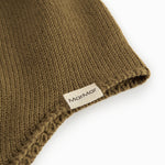 Brun strikket babyhue