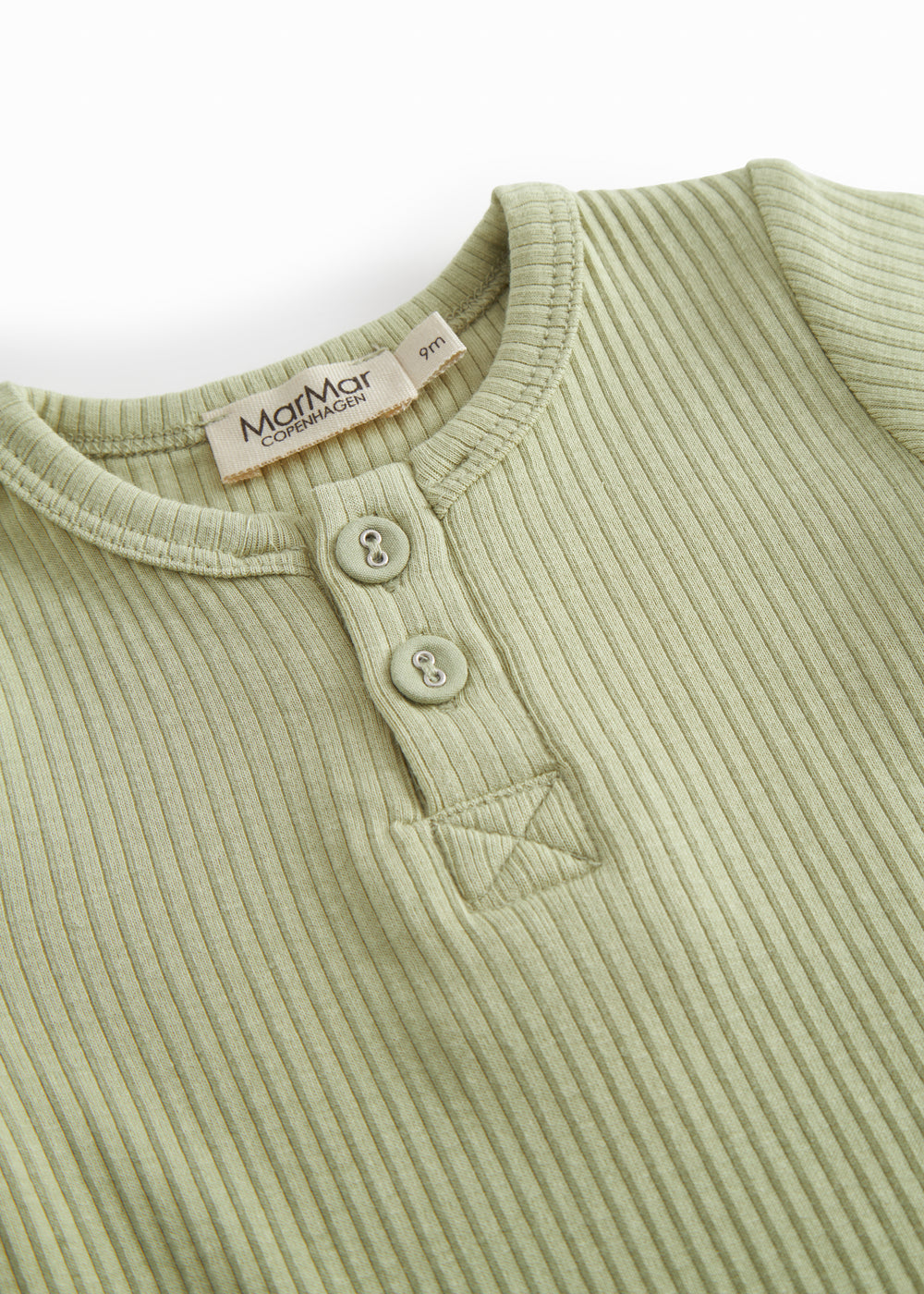 Lyserød kortærmet baby bodystocking med stolpe knaplukning