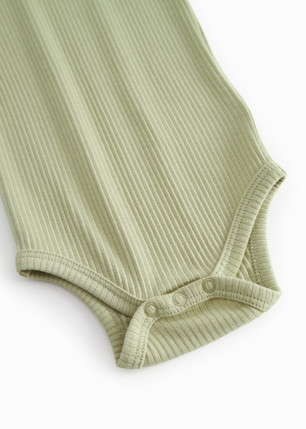 Lysegrøn langærmet baby bodystocking