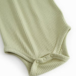 Lysegrøn langærmet baby bodystocking