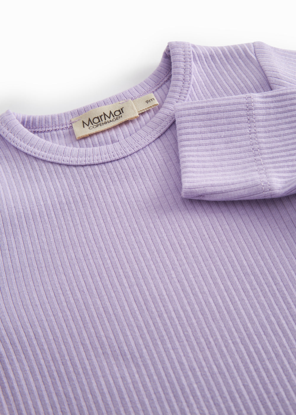 Lilla langærmet baby bodystocking i modal